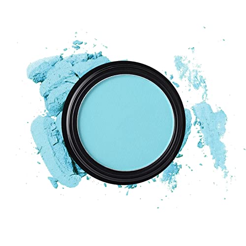 Meicoly Blue Single Eyeshadow,Pressed Powder Matte Eye Shadow, Opaque Vegan Cruelty Free High Pigment Eyeshadow For Day & Night,Snap #TOP5