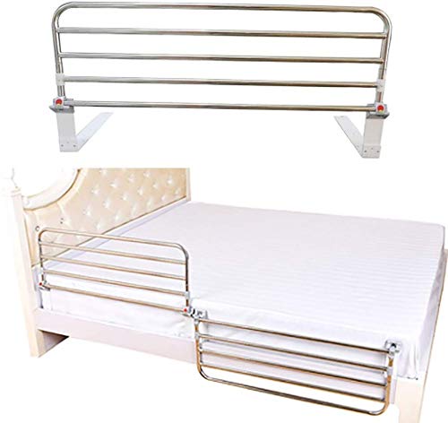 YIKEY-Bed Rails Bed Rail Safety Assist Handle Bed Railing for Elderly & Seniors, Adults, Children Guard Rails Folding Grab Bar Bumper Handicap Medical Assistance Devices, 65cm, 95cm
