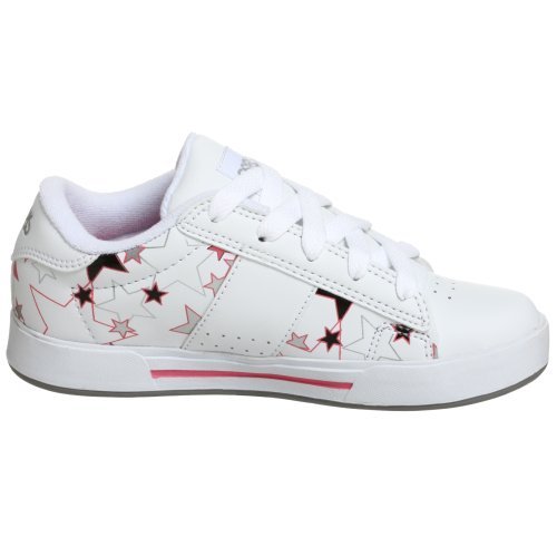 Osiris Sever Girl's Sneaker,White/Bubble Gum/Star,12 M #TOP5