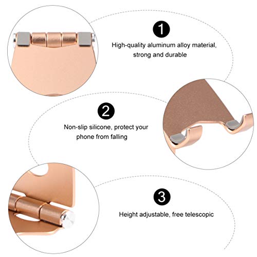 ULTECHNOVO Suporte para Telefone Celular Mesa Dobrável Ajustável Mesa Telefone Tablet Suporte Em Lig