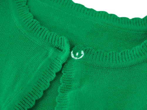 Image of Girls Bolero Cardigan Sweater Toddler Kids Long Sleeve Button Knit Shrug Cropped Cover Up Jacket Tops
