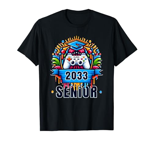 Senior 2033 Class of 2033 Graduation Decorations Senior 2033 T-Shirt