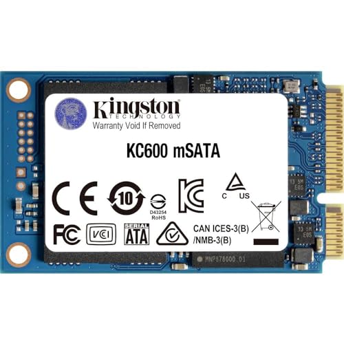Amazon | キングストンテクノロジー SSD KC600 1024GB mSATA 3D TLC