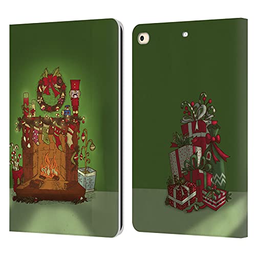 Cadeau Noël étui portefeuille en cuir Head Case Designs Apple iPad 9.7