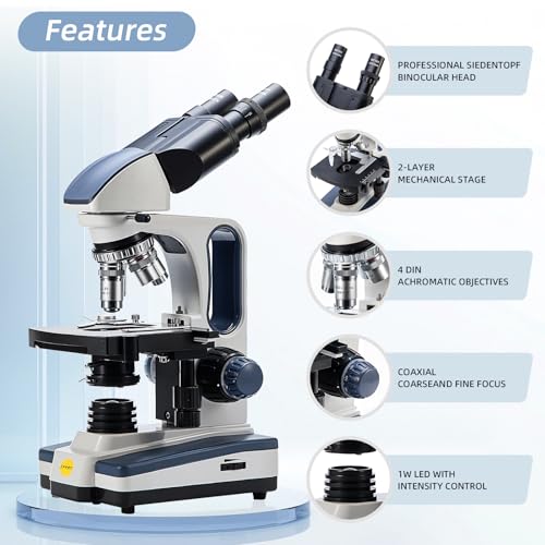 Microscope binoculaire Swift SW350B pour adultes et étudiants en sciences - 2