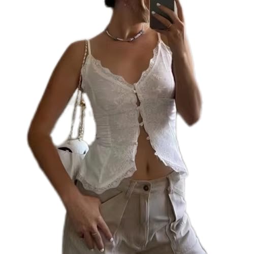 Lace Camisole Tops for Women Coquette Tops Y2k Cutecore Clothes Fairycore Summer Coquette Aesthetic Top