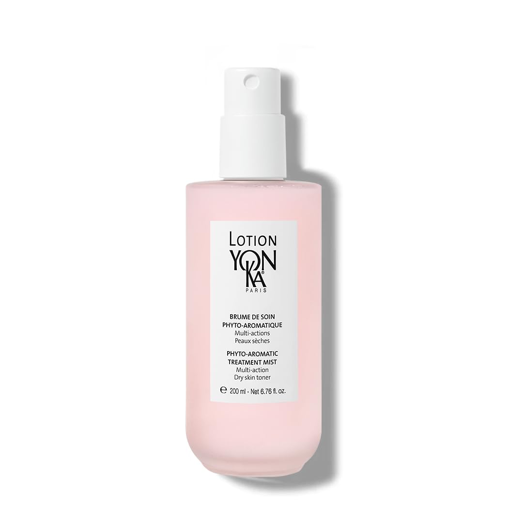 Lozione Tonica Yonka per Pelli Secche 200ml - Senza Alcol - Idrata, Purifica, Lenisce e Riequilibra - Con 5 Oli Essenziali - Spray Vaporizzatore