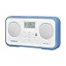 FM Stereo/AM Digital Tuning Portable Radio with Protective Bumper (Blue)
