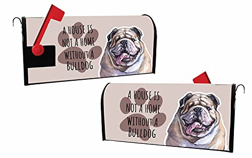 R and R Imports I Love My Bulldog English Magnetic Mailbox Cover