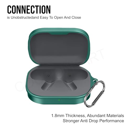 Image of Soft Silicone Case Cover Compatible for Realme Buds Air 8 (Green)