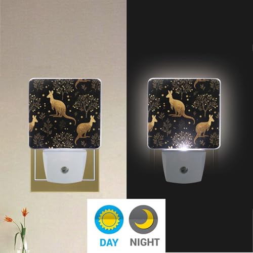Lámpara nocturna Aslsiy con sensor crepuscular LED miniatura 5