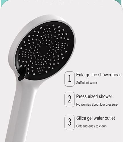 Ensemble de douche de salle de bain avec pomme de douche mate effet pluie - 5