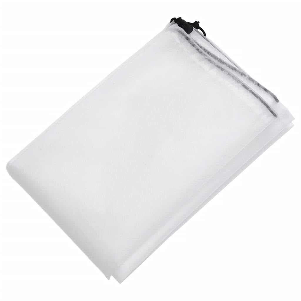 Tessuto non tessuto invernale con coulisse, 4 pezzi, 70 g/m², 0,8 x 1,2 m, protezione per piante, per giardino, aiuole, balcone, terrazza, serra, traspirante, antivento, antigelo, protezione