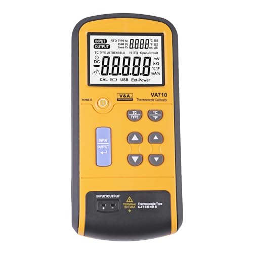 VA710 Thermocouple Calibrator, Thermocouple Simulator/Meter