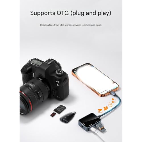 Conector USB C múltiple que soluciona la falta de puertos con carga de 60W y audio 3.5 mm 7