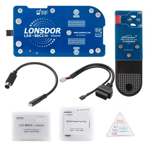 Adaptador Lon-sdor BDC2 y clip sin soldadura BDC3 para K518 Pro/Pro FCV / K518 ISE