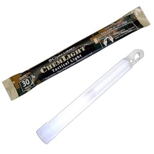 Cyalume – 9-03680 ChemLight Military Grade Chemical Light Sticks – 30 Minute Duration Light Sticks Provide Intense Light, Ideal as Emergency or Safety Lights and Much More, Standard Issue for U.S. Military Personnel – White, 6” Long (Pack of 10)