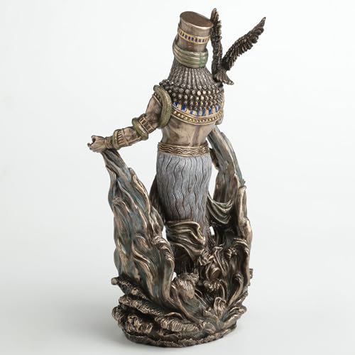 Estatua Enki Dios Sumerio de Agua y Conocimiento 24 cm miniatura 5