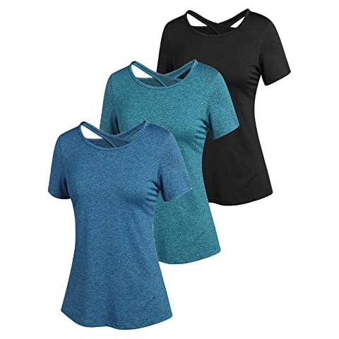ADOME Women's Activewear Short Sleeve T-Shirt Cover