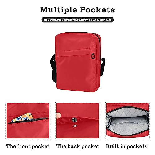 Sinestour Yellow Messenger Bag for Women Men Crossbody Shoulder Bag with Adjustable Strap for Work Business2