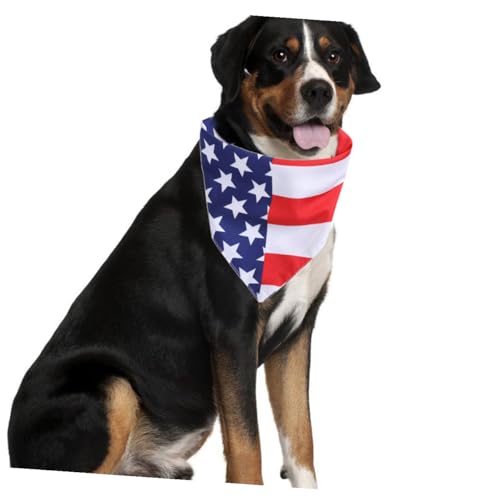 Pañuelo para perro Beaupretty Independence Day 70x48 cm miniatura 6
