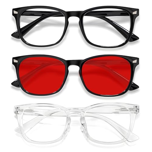 Image of Blue Light Blocking Glasses for Kids Boys Girls Computer Glasses TR90 Unbreakable Anti-Glare UV400 age 2-18