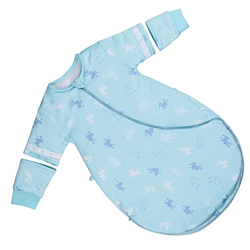 UKCOCO Saco de Dormir para Bebés de Invierno Envoltura de Algodón Protege Cabeza para Recién Nacidos y Pequeños Diseño y Transpirable para