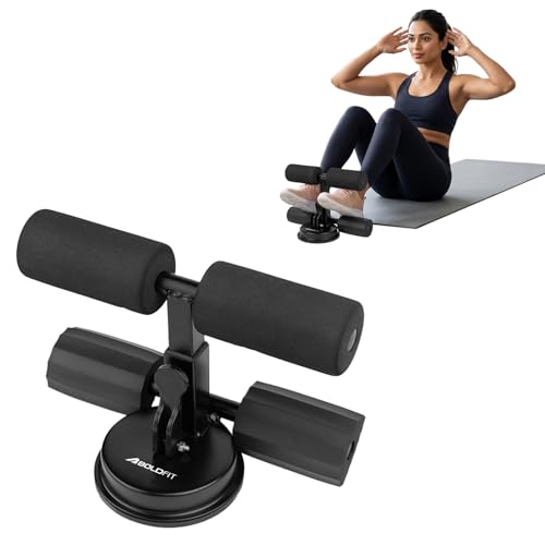 Boldfit Sit Up Bar with Suction Cup Base, Adjustable Height & Foa...