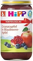 HiPP Granatapfel in Blaubeere-Apfel, 6er Pack (6 x 250 g)