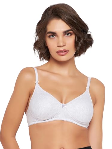 Image of Clovia Women's Cotton Lightly Padded Non-Wired Demi Cup Multiway T-Shirt Bra