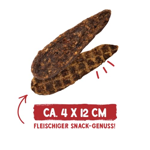 Sammy´s Rinderstreifen | Rindfleisch | Fleischiger Snack für Hunde | Getreidefrei| Single Animal Protein | ohne Zucker ohne Geschmacksverstärker 1 x 190g
