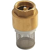 Syveco 311007 Serie 311 Alle Positionen Messing-Siebventil, Nylonstecker, Edelstahlsieb, PN10, 1-1/4 BSP