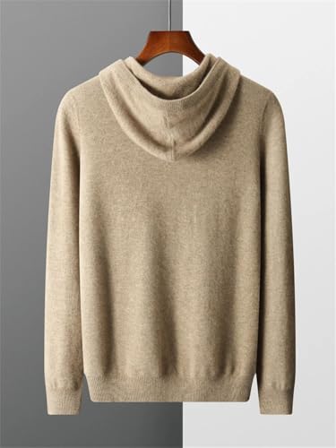 Men's Hooded Casual Long-Sleeved Pullover Sweater Simple Loose and Comfortable Sweater2