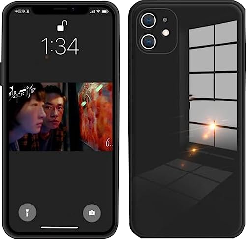 Coque protection silicone iPhone 14 Pro Max noire paillettes housse anti-chocs intégrale