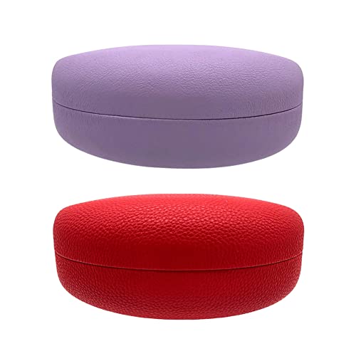 Chzzms 4 Pack Extra Large Hard Shell Eyeglasses Case, Protective Case For Eyeglasses And Sunglasses (4 Pack-A) #TOP5
