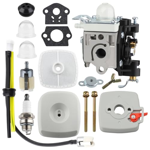 HUSWELL PB-250 PB-250LN Carburetor Air Filter Cover for Echo PB250 ES-250 Leaf Blower PB 250LN Tune UP Kit Parts Replaces RB-K106 A021003661 Fuel Line kit Spark Plug