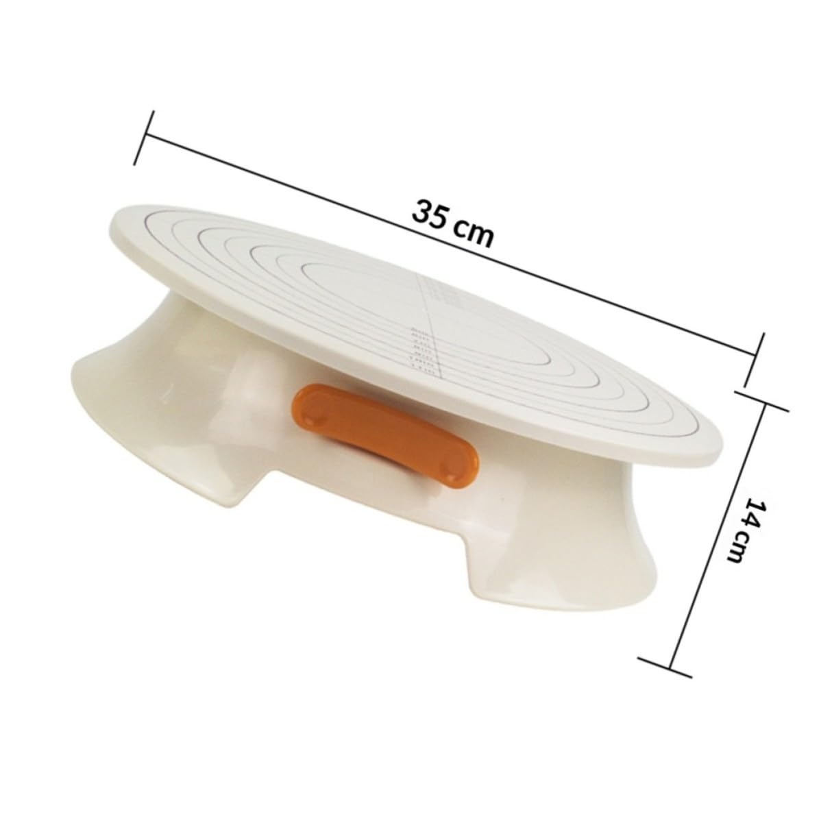 1pieza Plataforma Giratoria con Escala para Decorar Tarta con Base Antideslizante Soporte de Exhibición para Pasteles Horno de Boda o Fiesta Base para Cupcakes y Tartas