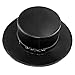 Mr.Fashion Mystic Punk Magic Hat: Plague Doctor Shape, PU Leather, Party Gentleman top hat, Party Decoration Weapon. (FH65015BK)
