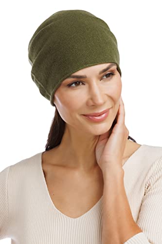 Fishers Finery Women's 100% Pure Cashmere Slouchy Beanie