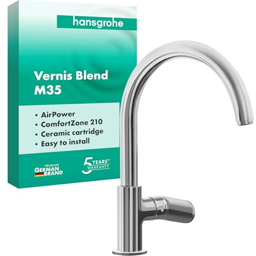 hansgrohe Vernis Blend M35 Mitigeur de cuisine 210, 1 jet, chromé, 71870000