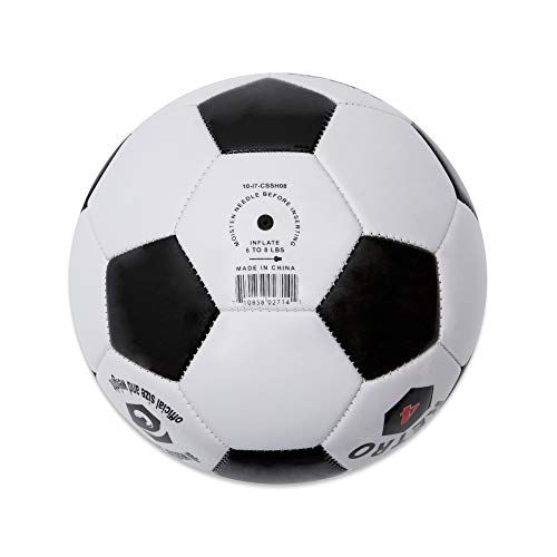Image of Champion Sports Retro Ball (Black /White, Size 4)
