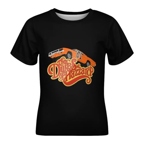 Teen Crewneck T Shirt,Soft Short Sleeve Tees for Hazzard Dukes Top4