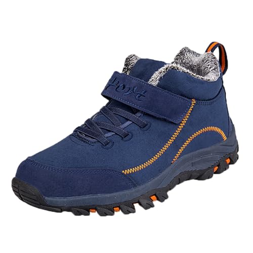 Zapatos deportivos para caminar para hombre, para correr, fitness, con cordones, con soporte de arco, transpirables, ligeros, cómodos, para correr, caminar, zapatos deportivos casuales, azul oscuro,