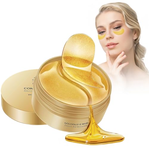 60 Parches Ojos Bolsas y Ojeras, Parches Ojos para Tratamiento Intensivo con Hidratación Profunda, Reduce Líneas Finas y Signos de Edad, Elimina Signos de Fatiga