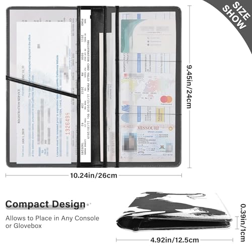 Organizador para Documentos de Cuero Slim miniatura 3