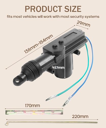 Bylikeho KTLXTJ0001 4Pcs Power Door Lock Kit,Car Accessories Universal Car Door Lock Remote Lock Kit,Car Keyless Entry System thumb #1
