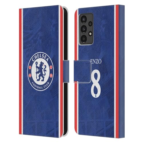 Protection Samsung A13 Enzo Fernández Chelsea étui en cuir pour supporter au stade