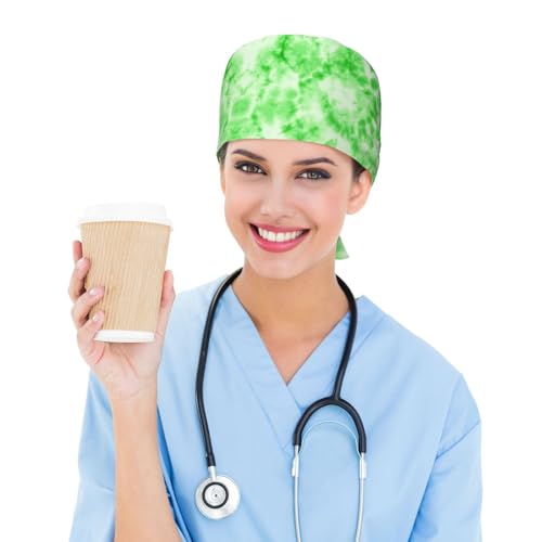 Image of Unisex Adjustable Surgical Sweatband - Elastic Bandage Cap - Scrub Caps for Nurse Working Cap
