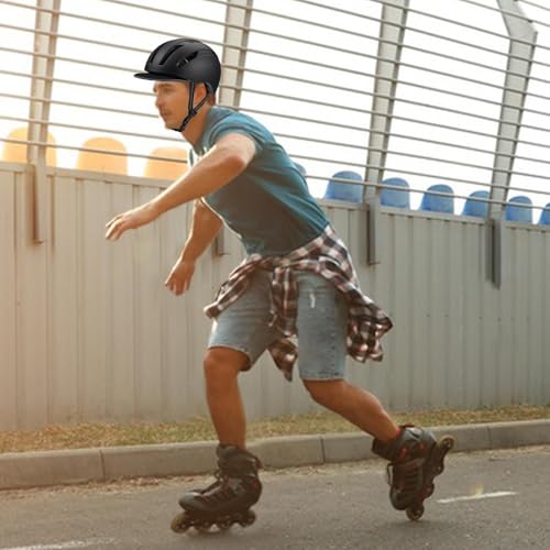 Casco de patinaje con correa ajustable y canales de ventilación activa 3
