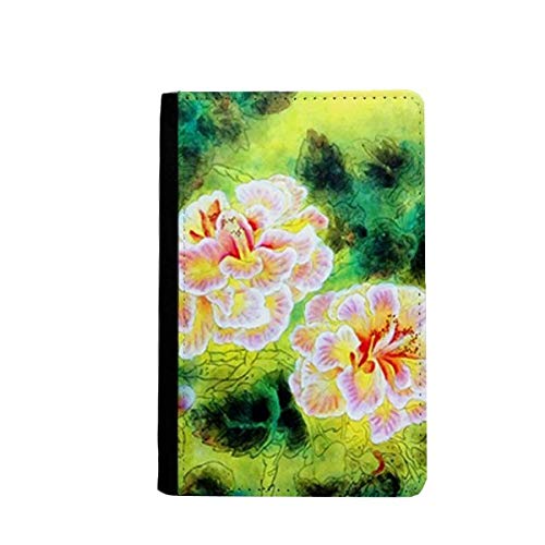 Portefeuille voyage passeport fleurs multicolores Fascination étui classique de qualité